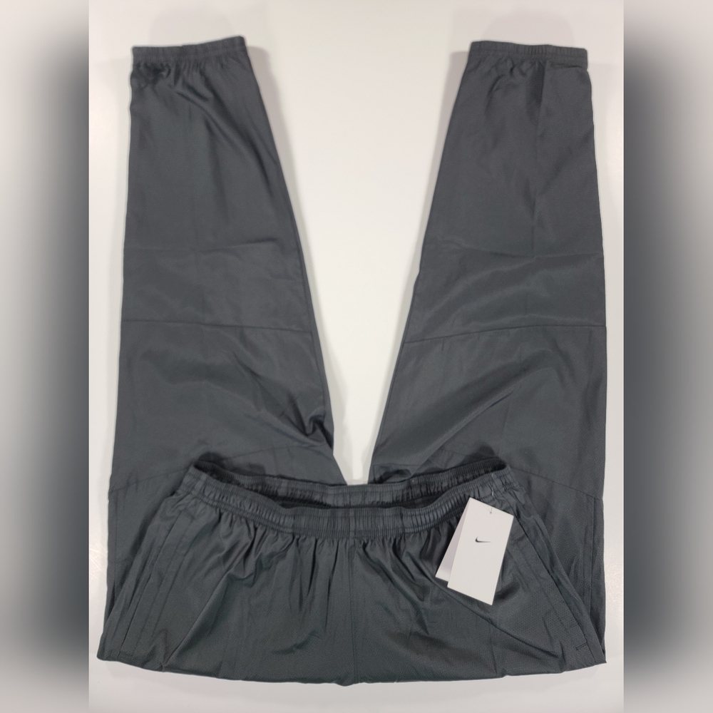 Nike Rain Repel Track Pants Womens Medium Black Running Training Water Resistant - Picture 5 of 15